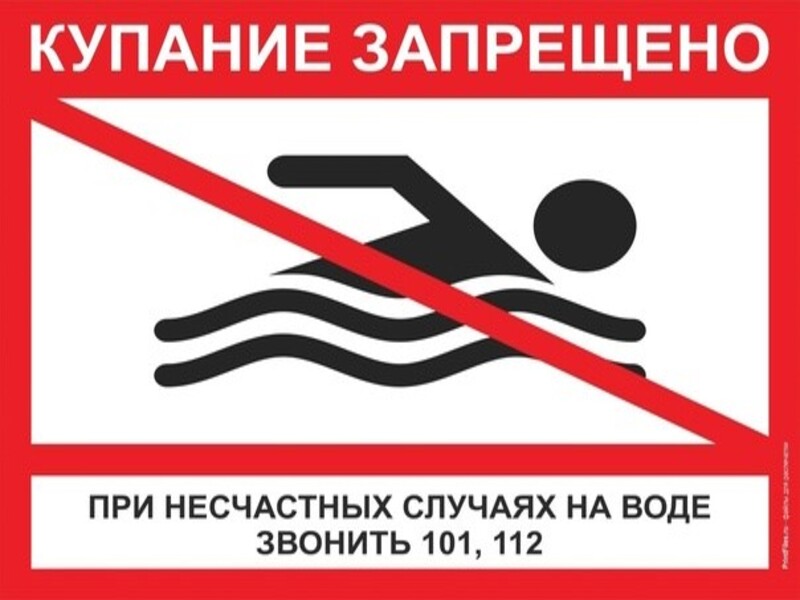 Запрет купания.